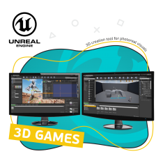 Unreal Engine 4. Игровой движок - КИБЕРшкола программирования для детей, компьютерные курсы для школьников, начинающих и подростков - KIBERone г. Коньково