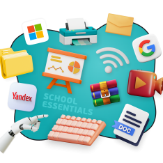 Цифровая база для школьника - КИБЕРшкола программирования для детей, компьютерные курсы для школьников, начинающих и подростков - KIBERone г. Коньково