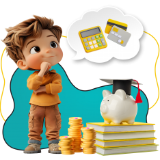 Финансовый интеллект вместе KIBERone - КИБЕРшкола программирования для детей, компьютерные курсы для школьников, начинающих и подростков - KIBERone г. Коньково