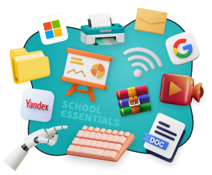 Цифровая база для школьника - КИБЕРшкола программирования для детей, компьютерные курсы для школьников, начинающих и подростков - KIBERone г. Коньково